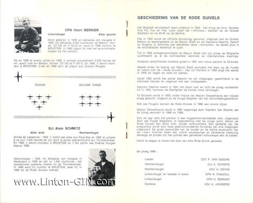 Les Diables Rouges inner pages