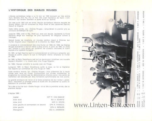 Les Diables Rouges inner pages