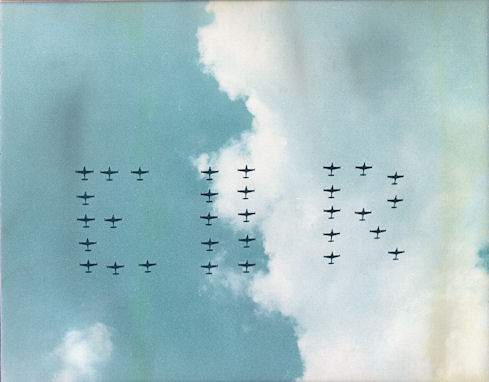 31 Jet provosts flying the Queens cipher 14 June 1968